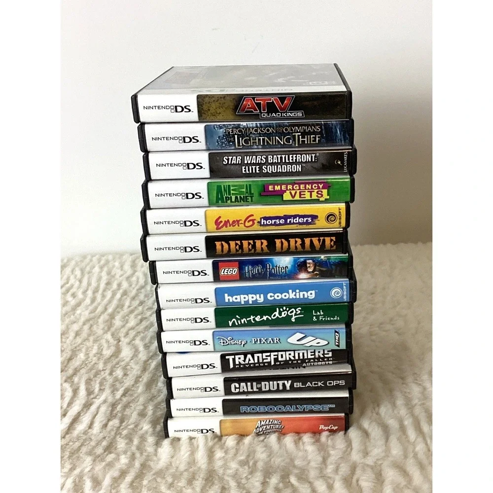 Lot of 14 NINTENDO DS Cases & Manuals Only - NO GAMES Lego Duty Dogs Star Wars +